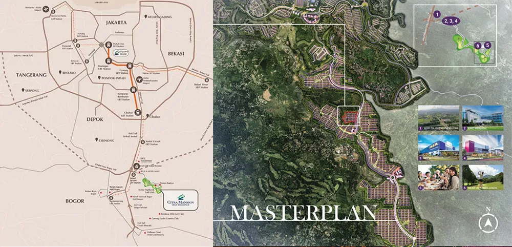 Masterplan Corvina Residence Citra City Sentul