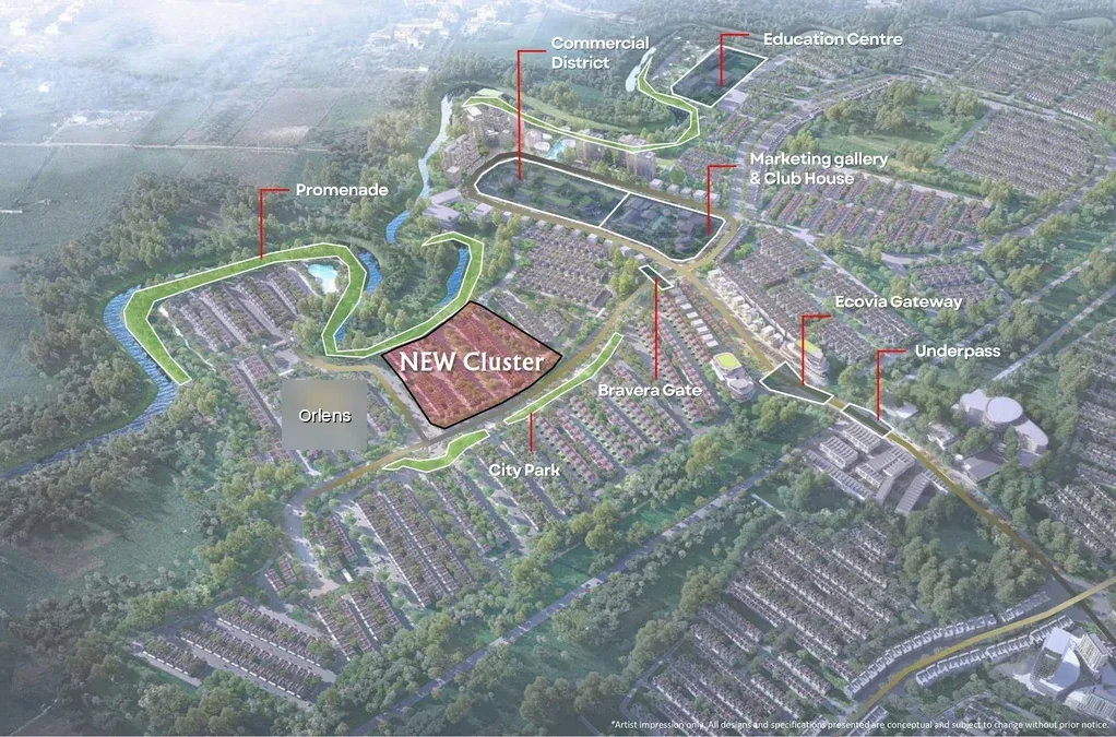 Bravera Cluster Masterplan - Kota Wisata Ecovia