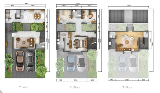 Floor plan for The Ebony 9 Attic